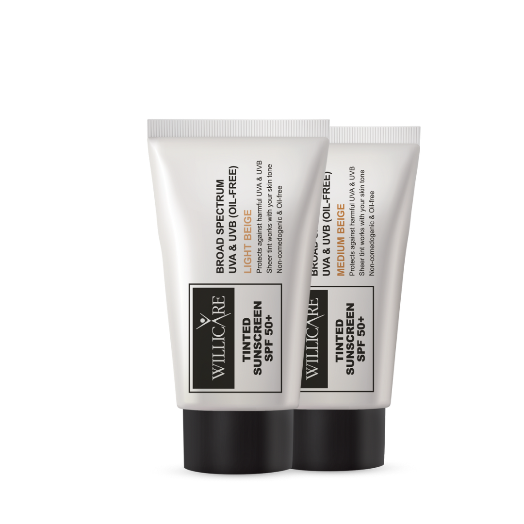 کرم ضد آفتاب رنگی + WILLICARE SPF50